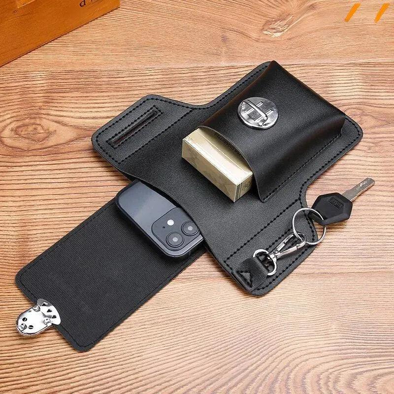 Porta Celular de Couro para Cinto Keny