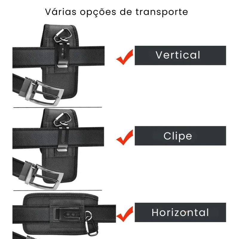 Clipe Bolsa para Cinto Masculino Ston