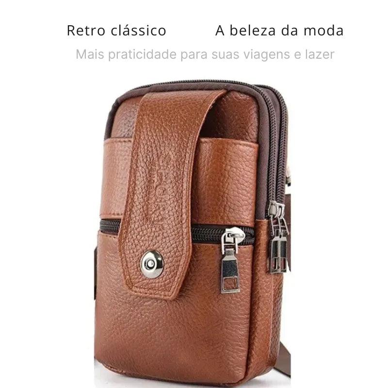 Bolsa Masculina de Couro para Cinto Still
