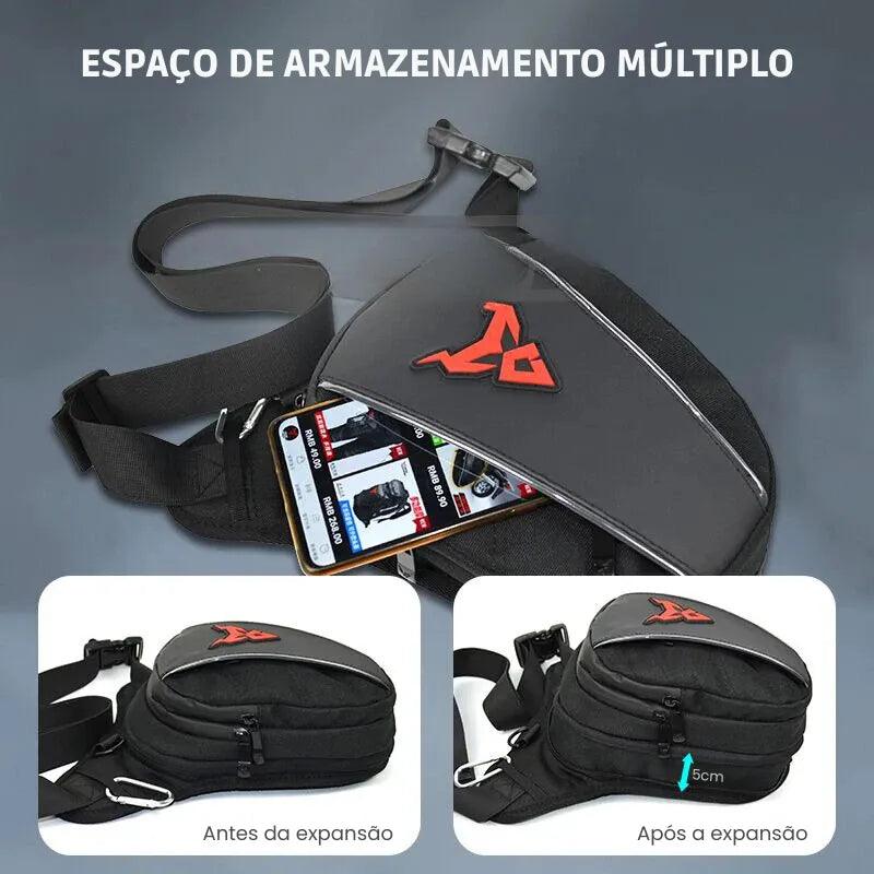 Bolsa Motociclista de Cintura Impermeável Pulse