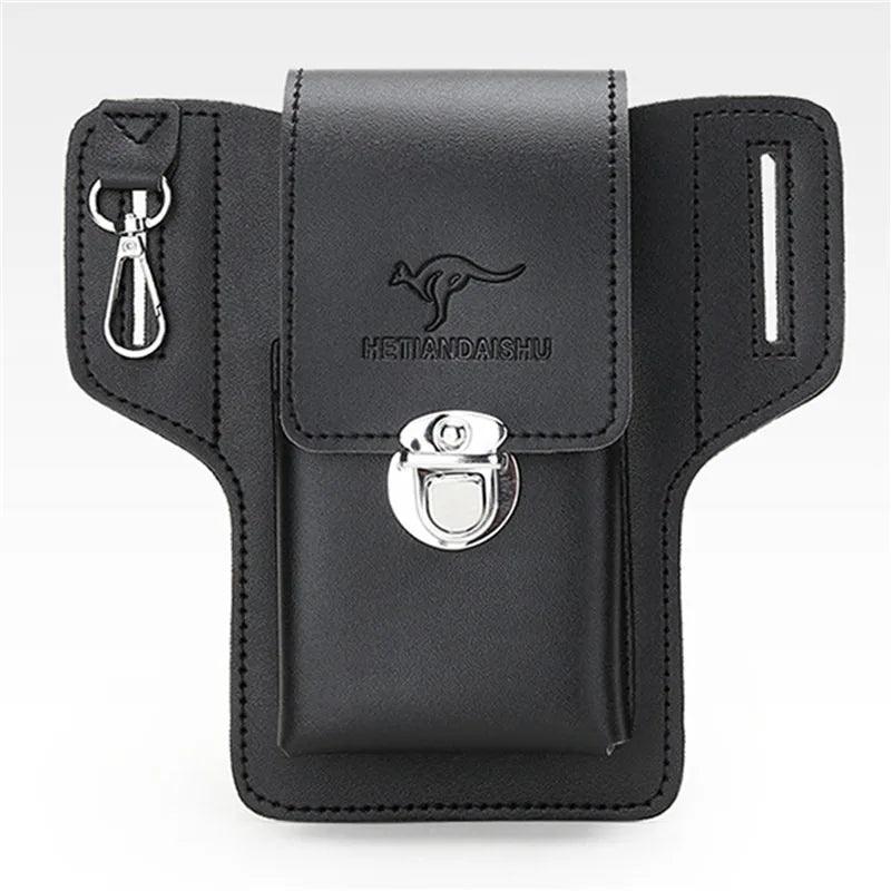 Porta Celular de Couro Luxo para Cinto