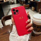 Capa de Couro para iPhone Exclusive com Personalização