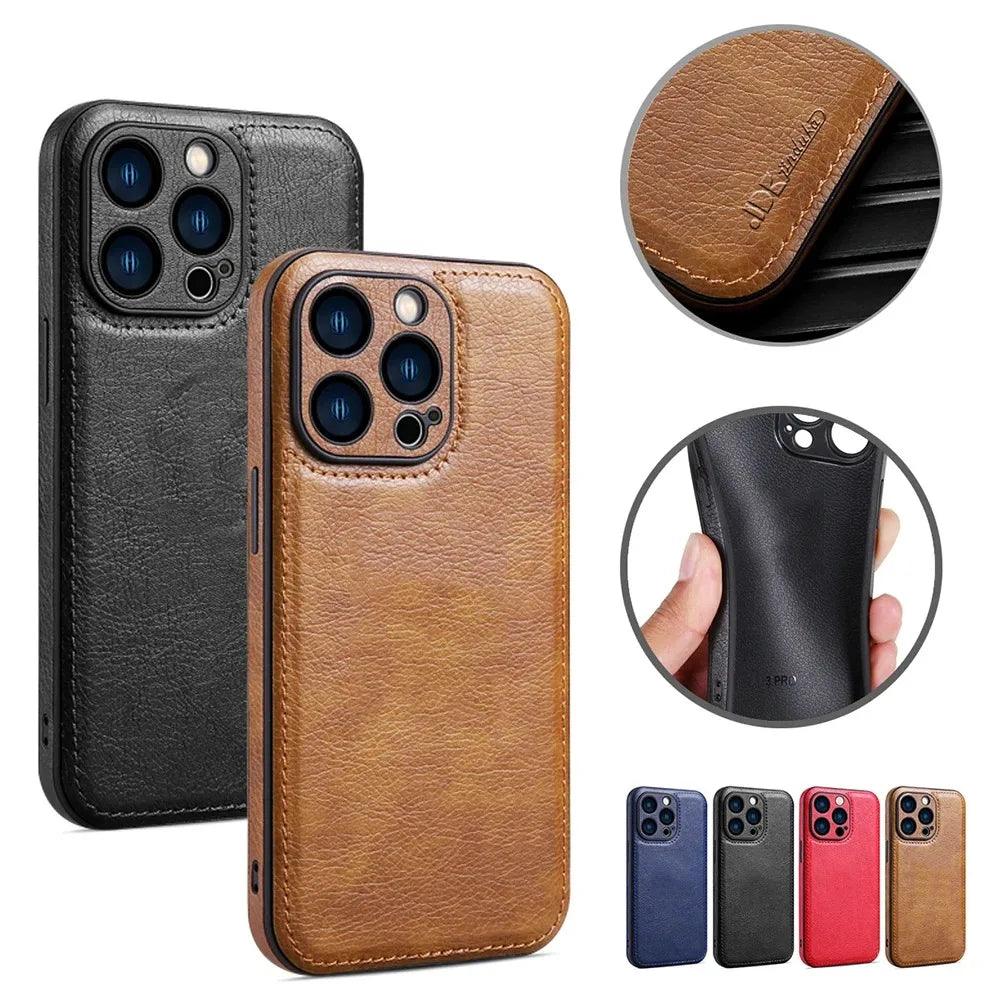 Capinha de iPhone de Couro MZ23