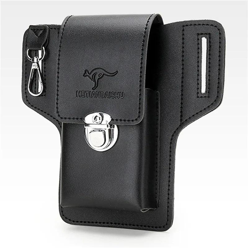 Porta Celular de Couro Luxo para Cinto