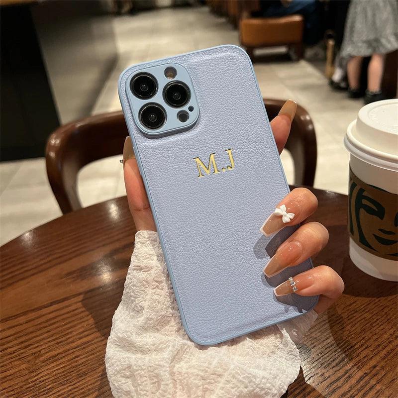 Capa de Couro para iPhone Exclusive com Personalização
