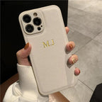 Capa de Couro para iPhone Exclusive com Personalização
