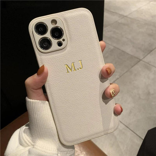 Capa de Couro para iPhone Exclusive com Personalização
