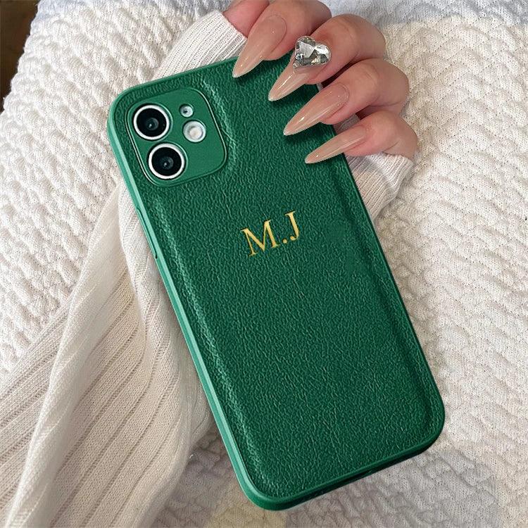 Capa de Couro para iPhone Exclusive com Personalização