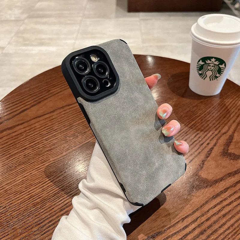 Case de Couro para Iphone Forge