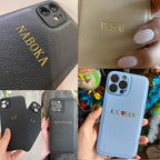 Capa de Couro para iPhone Exclusive com Personalização